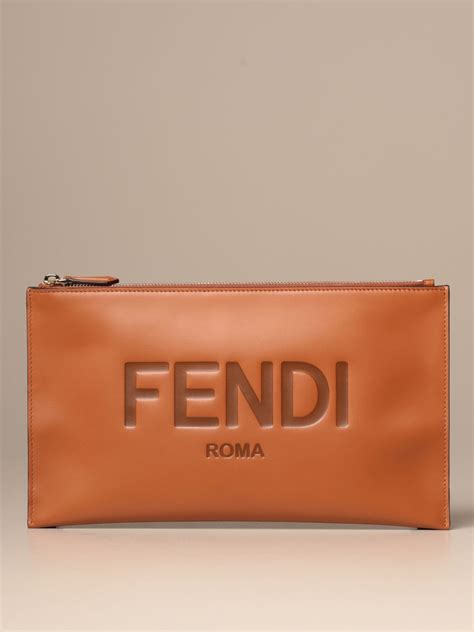 fendi clutch logo|fendi evening clutch.